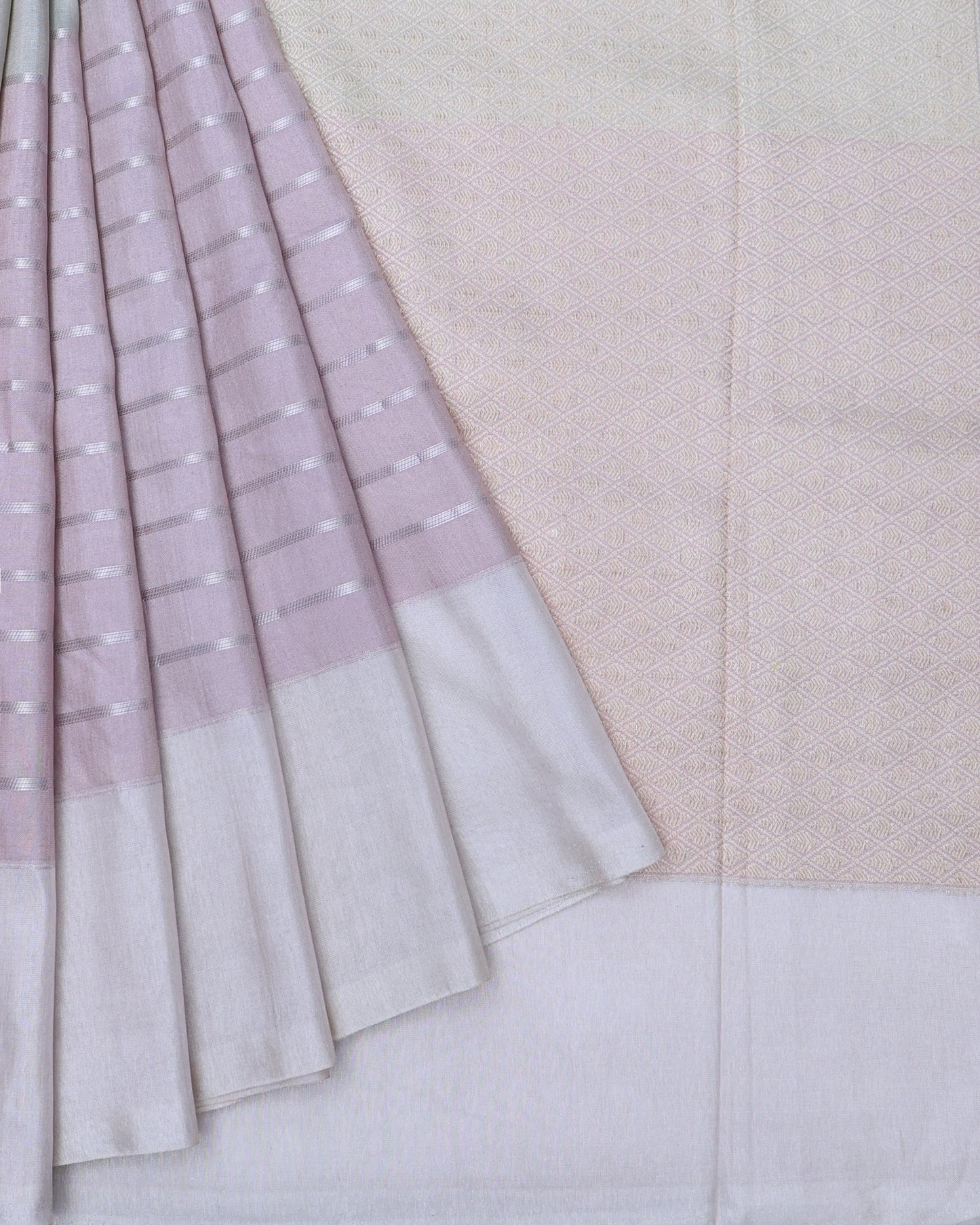 Pink Multi- Shade Banarasi Tissue Silk Saree