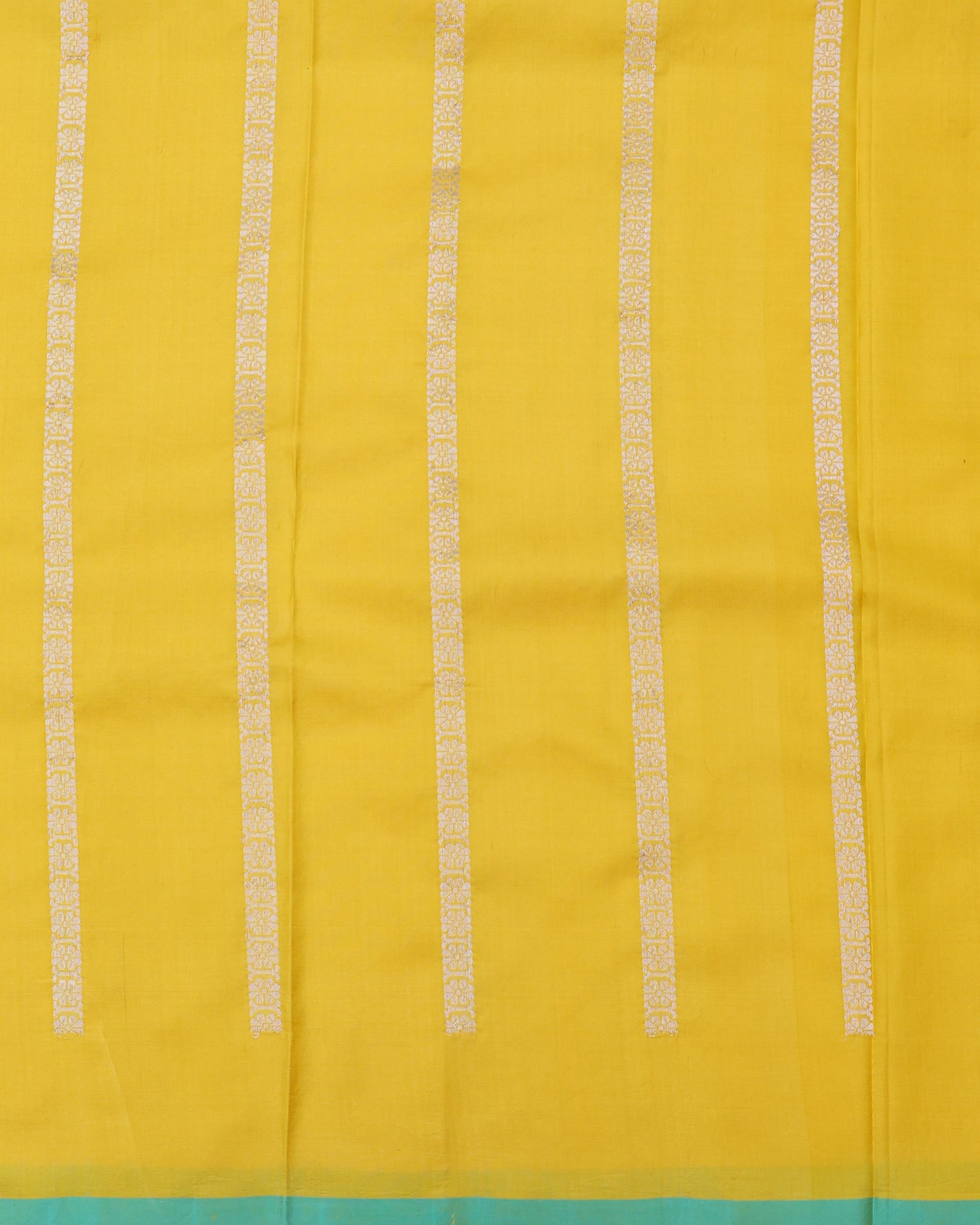 Royal Yellow Banarasi Silk Saree with Kadhwa Weave